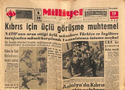 Milliyet Halk Gazetesi 19 Haziran 1958 - Mary Blanchard Müslüman Oluyor GZ88796 - 1