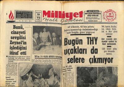 Milliyet Halk Gazetesi 19 Haziran 1972 - Londrada Uçak Düştü 118 Kişi Öldü GZ83669 - 1
