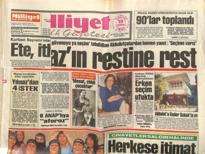 Milliyet Halk Gazetesi 19 Haziran 1991 - Türkan Şoray İntiharı Düşündüm GZ109736 - 1
