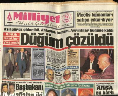 Milliyet Halk Gazetesi 19 Kasım 1991 - Necati Yıldırım Uyuşturucu Krizinde GZ76862 - 1