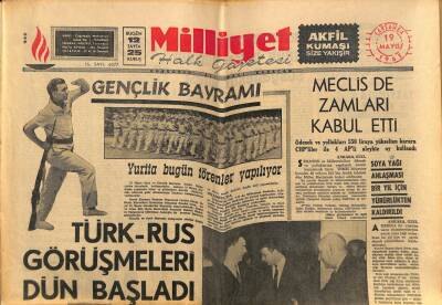 Milliyet Halk Gazetesi 19 Mayıs 1965 - Soya Yağı Anlaşması Bir Yıl İçin Yürürlükten Kaldırıldı GZ81146 - 1