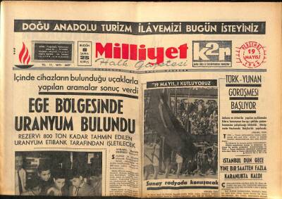 Milliyet Halk Gazetesi 19 Mayıs 1966 - Artistlerin Vergilendirilmesi * Zeki Müren - Ayhan Işık - Zeynep Değirmencioğlu GZ92735 - 1
