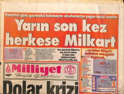 Milliyet Halk Gazetesi 19 Ocak 1994 - Rusya Tavır Koydu , Baküdeki Türk Zirvesi Ertelendi GZ115742 - 1