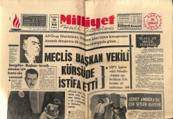 Milliyet Halk Gazetesi 19 Şubat 1971 - Türk Sinemasının Sevilen Yıldızı Türkan Şoray , Sanık Olarak Yargıç Huzuruna Çıkmıştır GZ70588 - 1