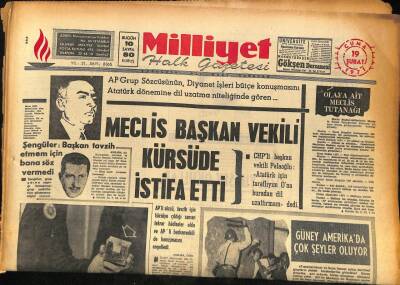 Milliyet Halk Gazetesi 19 Şubat 1971 - Türk Sinemasının Sevilen Yıldızı Türkan Şoray , Sanık Olarak Yargıç Huzuruna Çıkmıştır GZ86863 - 1