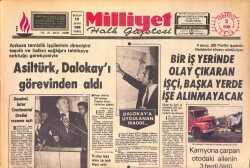 Milliyet Halk Gazetesi 2 Ekim 1976 - Asiltürk , Dalokay'ı Görevinden Aldı - Muhammed Ali Boksu Bırakacağını İstanbul'da Açıkladı GZ161132 - Gökçekoleksiyon