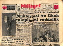 Milliyet Halk Gazetesi 2 Eylül 1955 - Fransa İle Mısırın Araları Açılıyor GZ67935 - 2