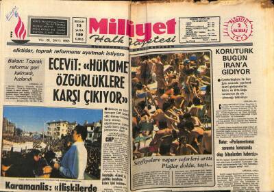 Milliyet Halk Gazetesi 2 Haziran 1975 - Galatasarayın Pilav Günü Yapıldı GZ88849 - 1
