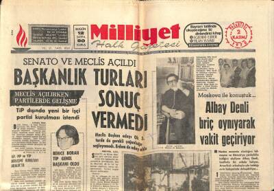 Milliyet Halk Gazetesi 2 Kasım 1970 - Polonya Cumhurbaşkanına Karaçide Suikast Yapıldı GZ88773 - 1