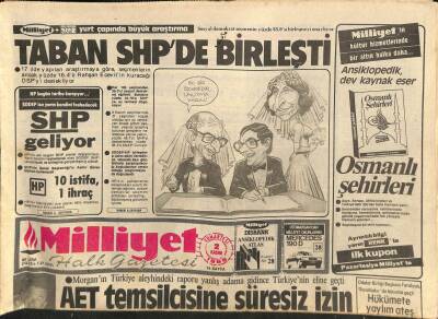 Milliyet Halk Gazetesi 2 Kasım 1995 - 3. Kıtalararası Asya-Avrupa Maratonu Yarın Koşulacak GZ81095 - 1