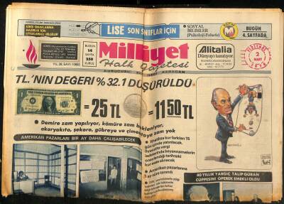 Milliyet Halk Gazetesi 2 Mart 1978 - Mutlu Menderes Dün Sabah Öldü - Orgeneral Kenan Evren Genelkurmay Başkanı Oldu GZ117689 - 1