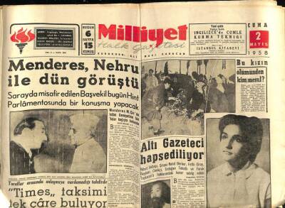 Milliyet Halk Gazetesi 2 Mayıs 1958 - Eminönü Ve Haliç Sahilinin İmarı GZ76133 - 1