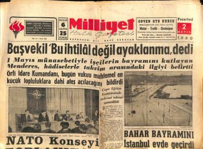 Milliyet Halk Gazetesi 2 Mayıs 1960 - Chessmanın Bu Sabah İdamı Bekleniyor GZ83066 - 1