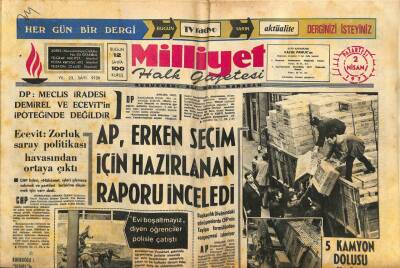 Milliyet Halk Gazetesi 2 Nisan 1973 - 30 Ton Altın Ağızda Diş Olarak Duruyor - Antalya Radyosu Yarın Hizmete Giriyor GZ93429 - 1