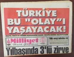 Milliyet Halk Gazetesi 2 Ocak 1994 - Çillerin Güneydoğuya Moral Gecesi GZ6926 - 2