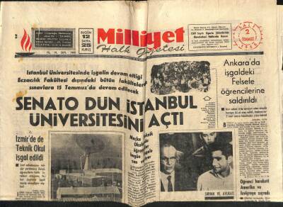 Milliyet Halk Gazetesi 2 Temmuz 1968 - Meksika Futbolu GZ119218 - 1