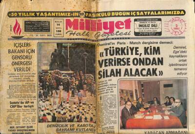 Milliyet Halk Gazetesi 2 Temmuz 1975 - Muhammed Ali , Joe Bugneri Rahat Dövdü - Turyağda Grev Başladı GZ121342 - 1