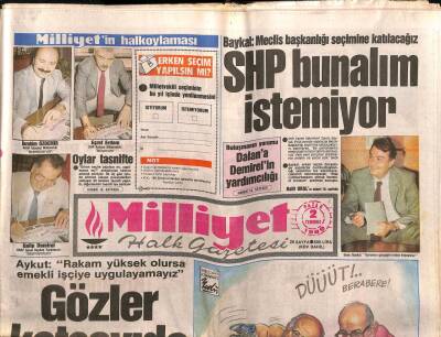 Milliyet Halk Gazetesi 2 Temmuz 1989 - Özal , Göçmen Soydaşlarımız İle Görüştü GZ87633 - 1