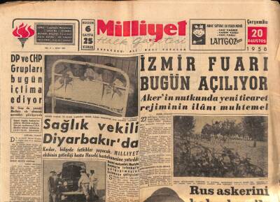 Milliyet Halk Gazetesi 20 Ağustos 1958 - MacMillan Türk Ve Yunan Elçisi İle Görüştü GZ88696 - 1