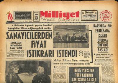Milliyet Halk Gazetesi 20 Ağustos 1970 - Türkiyede 300 Bin Şizofren Yaşıyor GZ87070 - 1