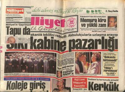 Milliyet Halk Gazetesi 20 Haziran 1991 - Gorbaçovu Devirme Planı GZ76847 - 1