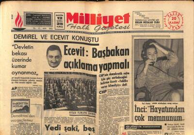 Milliyet Halk Gazetesi 20 Kasım 1966 - Atatürkün Sofyada Madmazel Maraya İmzaladığı Fotoğraf GZ88536 - 1