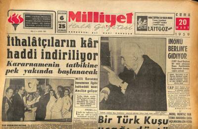 Milliyet Halk Gazetesi 20 Mart 1959 - Ankarada Eğitim Uçuşu Yapan Uçak İnfilak Etti GZ86245 - 1