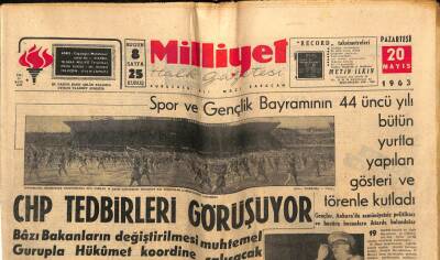 Milliyet Halk Gazetesi 20 Mayıs 1963 - APden Çıkarılan Dörtler İdarecileri İtham Ettiler GZ79086 - 1