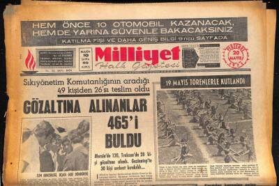 Milliyet Halk Gazetesi 20 Mayıs 1971 - Toprak Reformunun Ön Tedbirleri Meclise Getiriliyor GZ86908 - 1