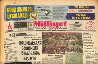 Milliyet Halk Gazetesi 20 Mayıs 1979 - İstanbulda Bir TV Fabrikası İle 3 Ev Yandı GZ85612 - 1