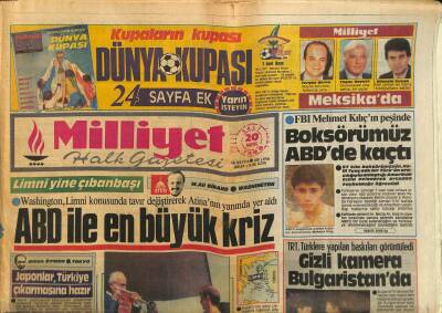 Milliyet Halk Gazetesi 20 Mayıs 1986 - G.Amerika Ve Afrika Ülkeleriyle Bağlantı Kuruldu GZ83692 - 1