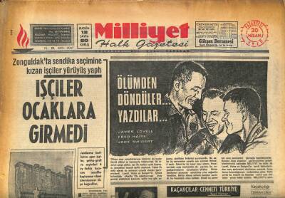 Milliyet Halk Gazetesi 20 Nisan 1970 - Batı Türkiye Dün Yine Üst Üste İki Defa Sallandı GZ86124 - 1