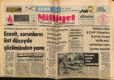 Milliyet Halk Gazetesi 20 Ocak 1978 - Charlienin Meleklerinden Jacylin Smith Kazan Kaldırdı - Sinema Sanatçısı Feridun Çölgeçen İstanbulda Öldü GZ117661 - 1