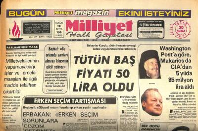 Milliyet Halk Gazetesi 20 Şubat 1977 - Emel Sayın Konser İçin İrana Gitti GZ85719 - 1