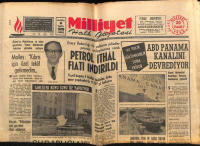 Milliyet Halk Gazetesi 20 Temmuz 1967 - Amerikada Bir Uçak Kazasında 78 Kişi Öldü GZ74435 - 1