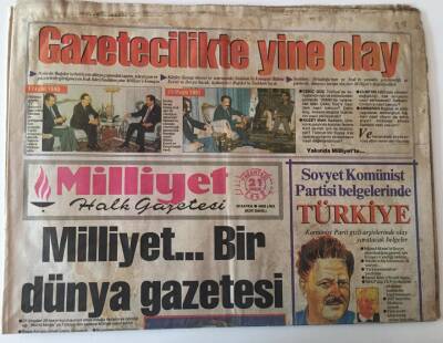Milliyet Halk Gazetesi 21 Aralık 1992 - Milliyet ... Bir Dünya Gazetesi - GZ43911 - 2