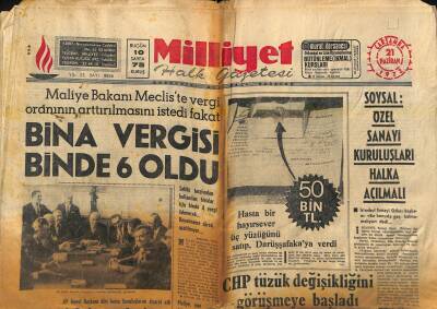 Milliyet Halk Gazetesi 21 Haziran 1972 - Tokyo İspanyaya 100 Milyon Dolar Kredi Veriyor GZ121339 - 1
