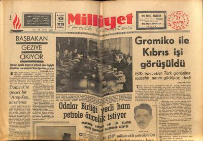 Milliyet Halk Gazetesi 21 Mayıs 1965 - Düşen Pakistan Uçağında 121 Kişi Öldü 6 Kişi Kurtuldu GZ81147 - 1