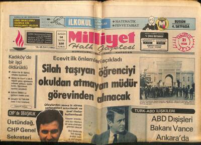 Milliyet Halk Gazetesi 21 Ocak 1978 - Sabancı IMF İle Anlaşmak Gereklidir - Üstündağ , CHP Genel Sekreteri GZ117665 - 1
