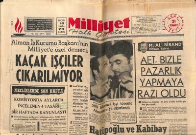 Milliyet Halk Gazetesi 21 Temmuz 1972 - Sophia Loren , Yılın Makarna Güzeli Seçildi GZ67963 - 1