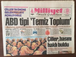 Milliyet Halk Gazetesi 22 Ağustos 1993 - Yolsuzluğa Amerikan Modeli GZ6782 - 2