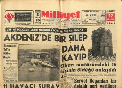 Milliyet Halk Gazetesi 22 Aralık 1962 - Kennedy İle Macmillan Anlaştı Nato İçin Yeni Bir Kuvvet Kuruluyor GZ92662 - 1