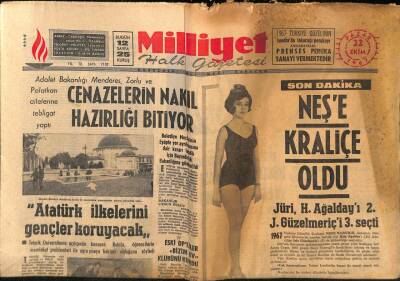 Milliyet Halk Gazetesi 22 Ekim 1967 - Vietnam Nümayişine 70 Bin Kişi Katıldı GZ88534 - 1