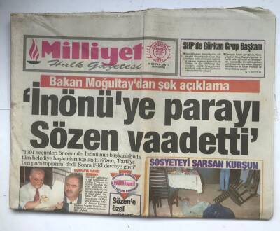 Milliyet Halk Gazetesi 22 Eylül 1993 - 21 Milyarlık ALO Bilmecesi GZ7106 - 2