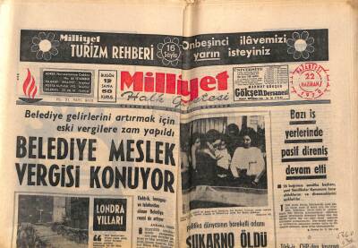 Milliyet Halk Gazetesi 22 Haziran 1970 - Cüneyt Arkının Kırılmadık Yeri Kalmadı GZ88837 - 1
