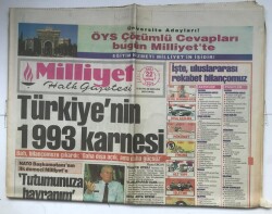 Milliyet Halk Gazetesi 22 Haziran 1993 - Bakü , Elçibeyi Bekliyor GZ7119 - 2