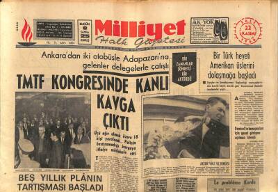 Milliyet Halk Gazetesi 22 Kasım 1966 - Bir Yunan Şilebi 30 Ton Kaçak Kahve Bırakıp Gitti GZ88538 - 1