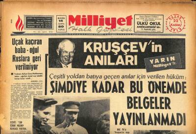 Milliyet Halk Gazetesi 22 Kasım 1970 - Hakkı Keskin Türk Vatandaşı Olarak Kaldı GZ86637 - 1