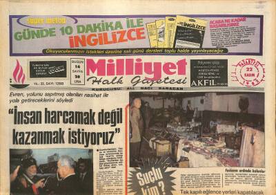 Milliyet Halk Gazetesi 22 Kasım 1982 - Fransa , Türk Mallarını Engellemeyi Sürdürüyor - Trabzonspor Deplasmanda Yine Galip GZ126993 - 1