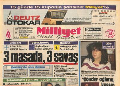 Milliyet Halk Gazetesi 22 Kasım 1984 - Muhammed Aliye Rocky Marciano Ödülü Verildi - Gölcükte Patlama GZ127845 - 1